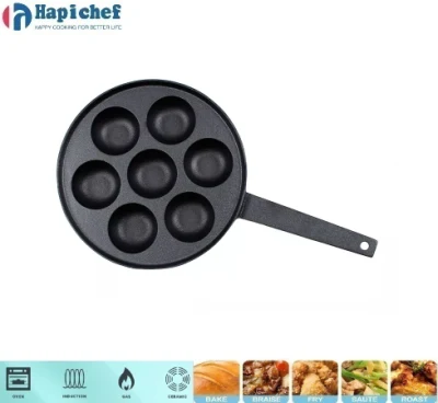 Octopus Ball Poffertjes Pan Takoyaki Pan with Long Handle