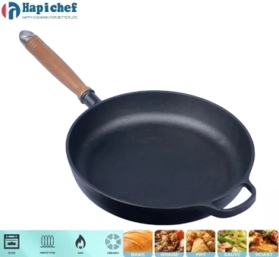 10 Inch/12inch Cast Iron Cookware Factory China